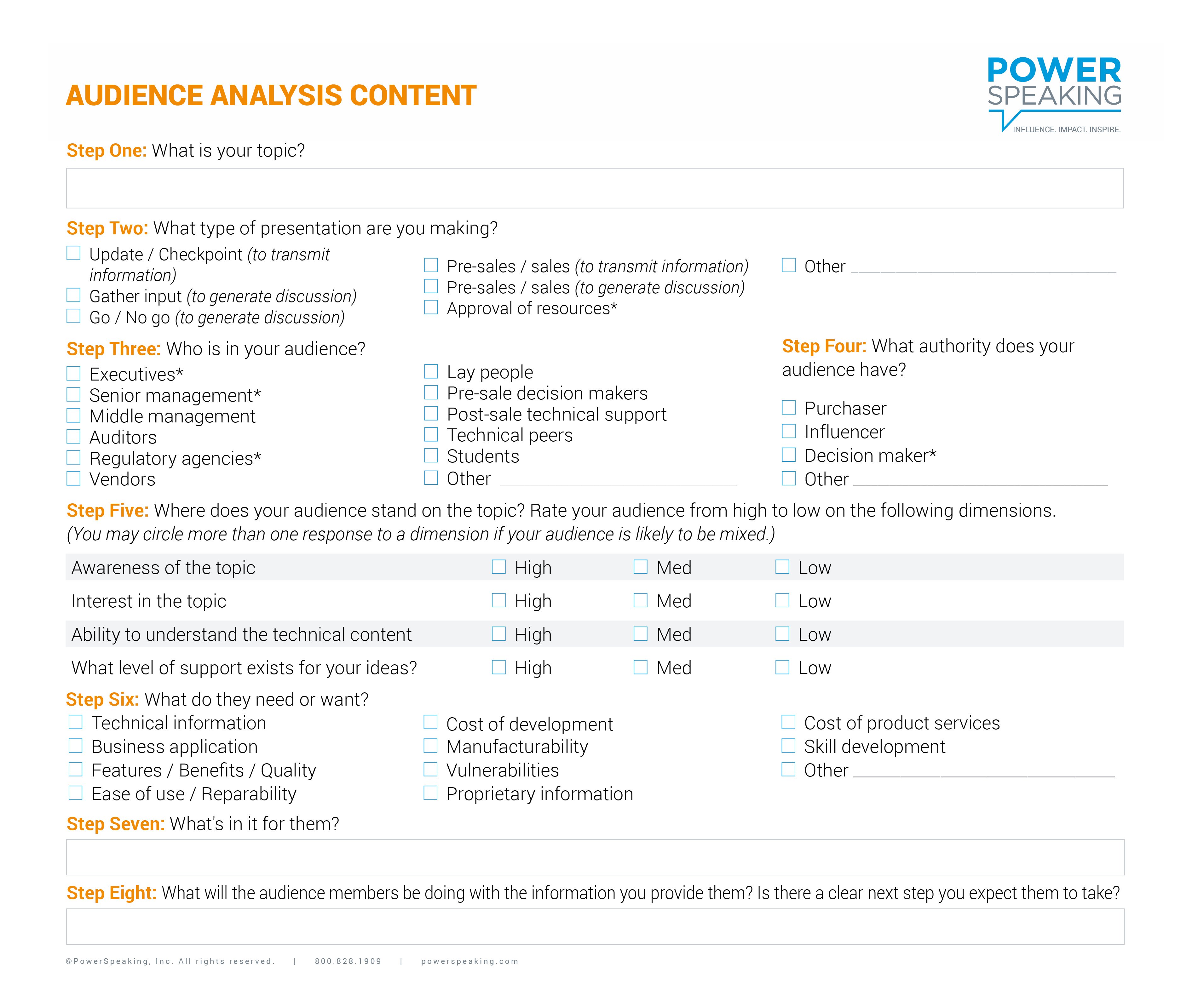 Audience Analysis Content Graphic