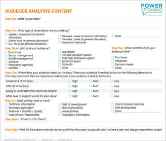 HTS Audience Analysis Handout Digital