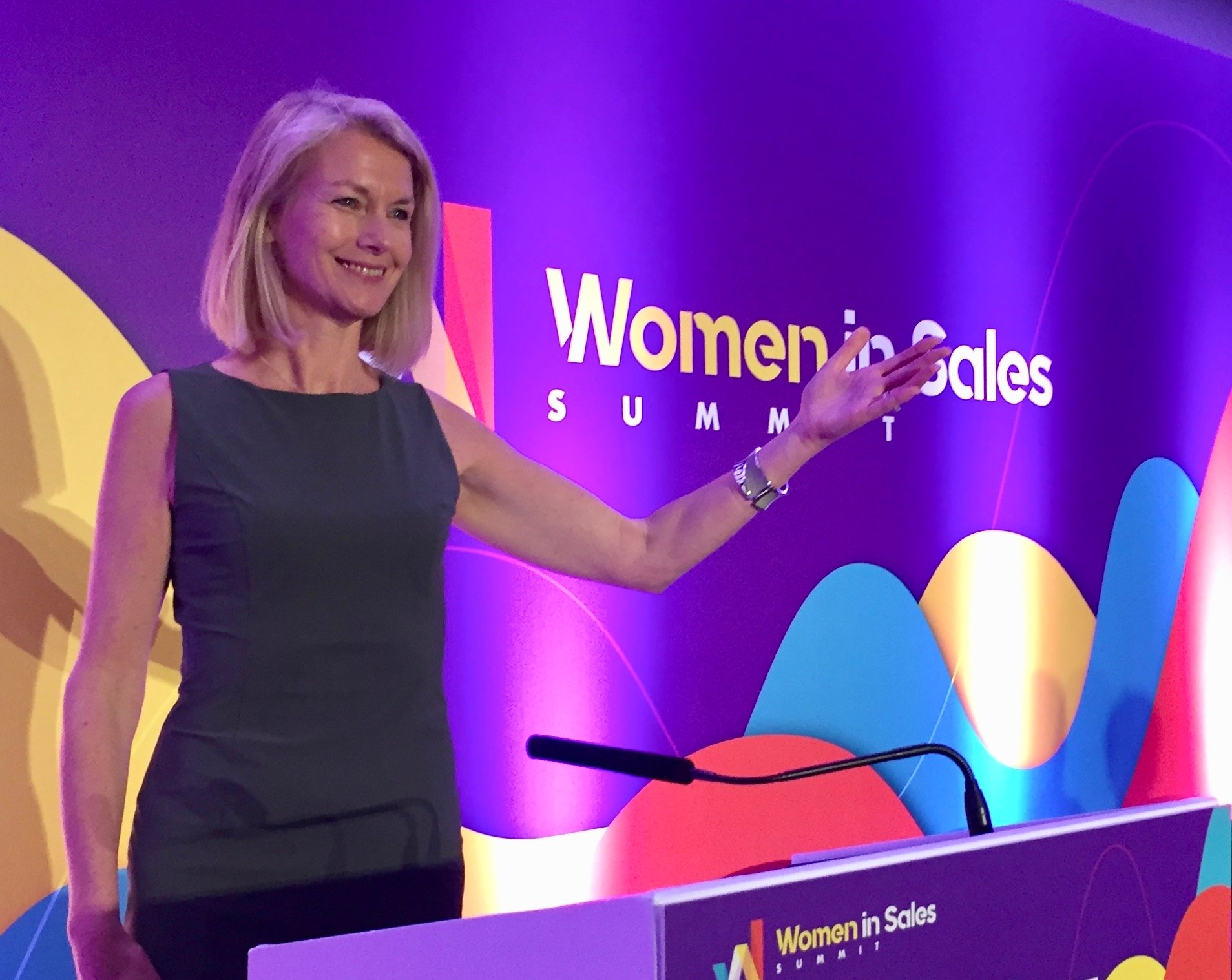 Sarah at Women in Sales - Cropped